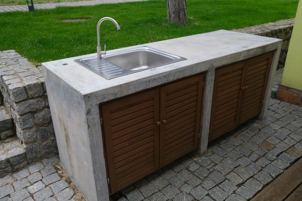 Exterior Cabinet Installation in Pasadena